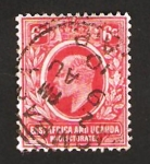 Sellos de Africa - Uganda -  Edouard VII