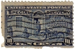 Stamps : America : United_States :  Special delivery. Entrega especial.