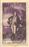 Stamps Monaco -  George Whashington