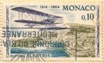 Stamps : Europe : Monaco :  Biplano Albatros