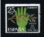Sellos de Europa - Espa�a -  Edifil  1576  XXV años de Paz Española  