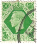 Sellos de Europa - Reino Unido -  Rey  George VI