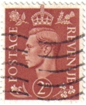 Stamps United Kingdom -  Rey George VI