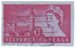 Stamps United Kingdom -  Isabel II y el Big Ben.