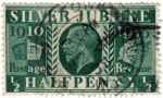 Stamps United Kingdom -  Jubileo de plata de George V
