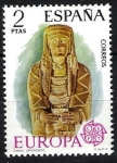 Stamps Spain -  Europa - C.E.P.T. Dama Oferente del Cerro de los Santos, Albacete.