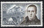Stamps Spain -  Personajes españoles. Jaime Balmes.