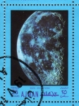 Stamps United Arab Emirates -  1970 Ajman: Luna,  Mar de las Tormentas
