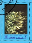 Stamps United Arab Emirates -  1970 Ajman:  Apolo 10, crateres lunares