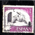 Stamps Spain -  PRISION DE CERVANTES (ARGILA DE ALBA)