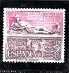 Stamps Spain -  EL DONCEL DE SIGUENZA Nº 42
