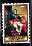 Stamps : Europe : Spain :  FERNANDO VII  (VICENTE LOPEZ)