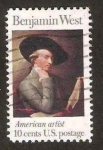 Stamps United States -  1043 - Benjamin West
