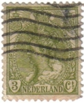 Stamps : Europe : Netherlands :  Reina Guillermina