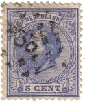 Stamps Netherlands -  Guillermo III