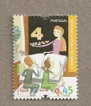 Stamps Portugal -  Derecho del niño a la educación