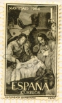 Stamps Spain -  Nacimiento, de Zurbaran