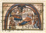 Stamps : Europe : Spain :  La Natividad. Iglasia de León