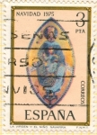 Stamps Spain -  La Virgen y el Niño. Navarra.