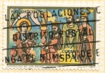 Stamps : Europe : Spain :  Adoración de los Reyes.