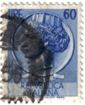 Stamps : Europe : Italy :  Antigua moneda de Siracusa
