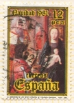 Stamps : Europe : Spain :  La Adoración de los Reyes