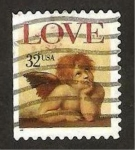 Stamps United States -  el amor, un angel