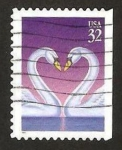 Stamps United States -  cisnes