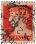 Stamps Italy -  Emperador Augusto.