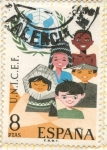 Stamps Spain -  UNICEF