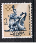 Stamps Spain -  Edifil  1620  Juegos Olímpicos de Innsbruck y Tokio  