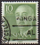 Stamps Spain -  ESPAÑA 1955 1163 Sello General Franco 10pts Usado