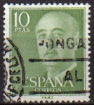 Sellos de Europa - Espaa -  ESPAÑA 1955 1163 Sello General Franco 10pts Usado