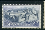 Stamps Spain -  Monasterio de Poblet
