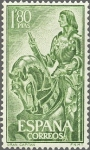 Stamps Spain -  ESPAÑA 1958 1209 Sello Nuevo El Gran Capitán 1,80pts c/trazas oxido