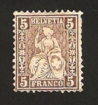 Stamps Switzerland -  35 - Helvetia
