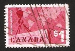 Stamps Canada -  grua transportando carga