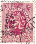 Stamps : America : Belgium :  León (heráldica)
