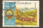 Sellos de America - Colombia -  AUTOMOVILISMO