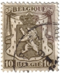 Stamps : Europe : Belgium :  Escudo heráldico.
