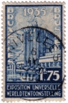 Sellos del Mundo : Europa : B�lgica : Exposition universelle 1935 Bruxelles.