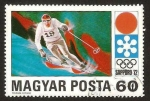Stamps Hungary -  juegos de invierno en sapporo 72