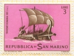 Stamps Europe - San Marino -  Trirreme Romana
