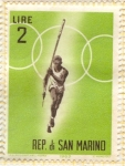 Stamps : Europe : San_Marino :  Salto de pertiga