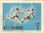 Stamps San Marino -  Carrera de relevos