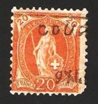 Stamps Switzerland -  71 - Helvetia