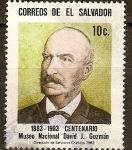 Stamps El Salvador -  DAVID  J.  GUZMÁN