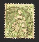 Stamps Switzerland -  45 - Helvetia