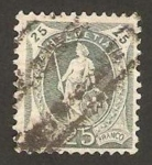 Stamps Switzerland -  72 - Helvetia