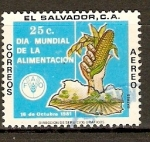 Stamps : America : El_Salvador :  DÍA  MUNDIAL  DE  LA  ALIMENTACIÓN